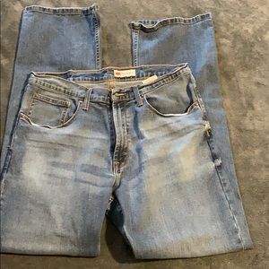 MENS Boot Cut WRANGLER Jeans Size: 34x32
